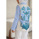 blue flower jacket