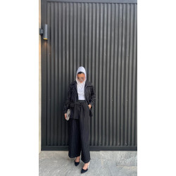 black striped set